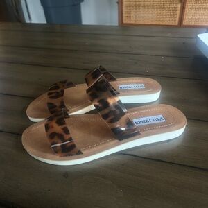Steve Madden Women's Leopard Print Sandals